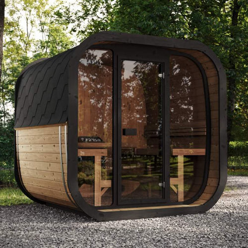 Sauna contract - Inmedias - in legno / in vetro / per esterni