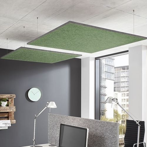 Baffle acustico in fibra di poliestere - DIVI smart® - ropimex - sospeso / a soffitto / rettangolare
