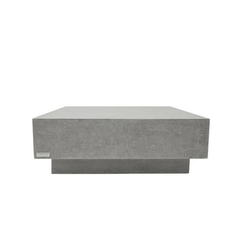 Tavolo contemporaneo - TEVERE - ELEMENTI - in composito cemento vetro / in calcestruzzo / rettangolare