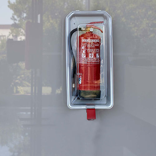 Porta estintore in ABS - Kristall - DAKEN SPA - in policarbonato / non incassato / rosso
