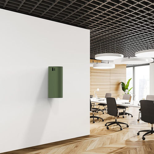 Supporto porta estintore in acciaio - GOCCIA - DAKEN SPA - nero / rosso / bianco