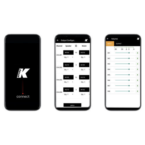 Applicazione mobile di controllo - K-CONNECT - K-array - audio / Androïd / iOS
