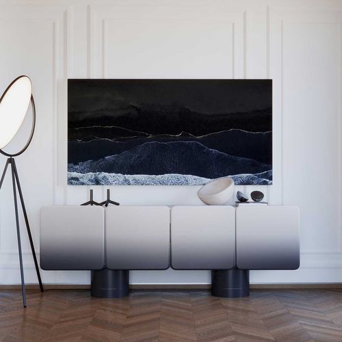 Credenza contemporanea - VENUS Gradient - ULTRAMOBILI - in legno laccato / in legno laccato opaco / con ante battenti