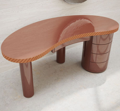 Scrivania da terra - MEDEA - ULTRAMOBILI - contemporanea / in legno laccato brillante / in legno laccato opaco
