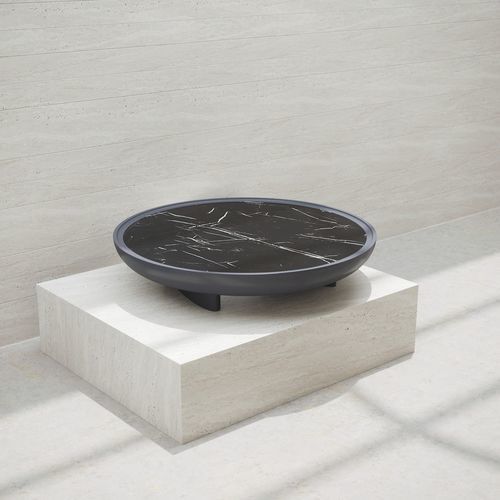 Tavolino basso contemporaneo - ERACLE  - ULTRAMOBILI - in legno / in ceramica / in marmo