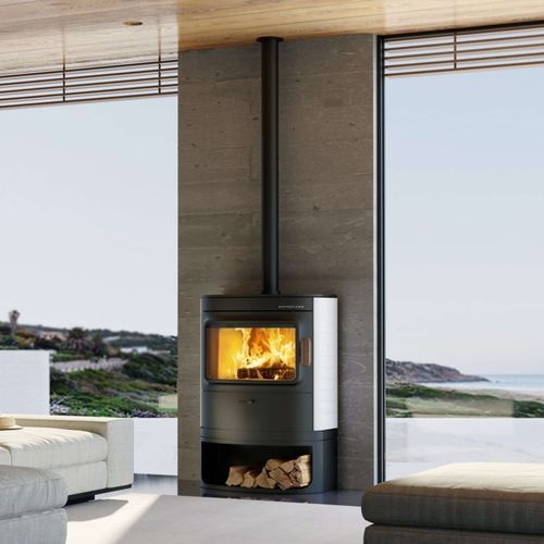 Stufa a legna - Cody - AUSTROFLAMM - 8 kW / da appoggio / contemporanea