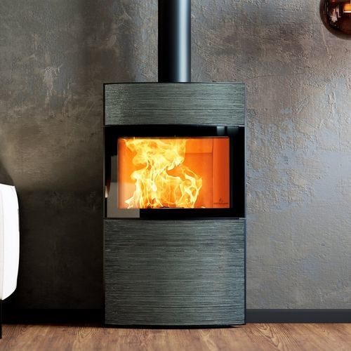 Stufa a legna - Fynn Xtra - AUSTROFLAMM - 6 kW / da appoggio / contemporanea