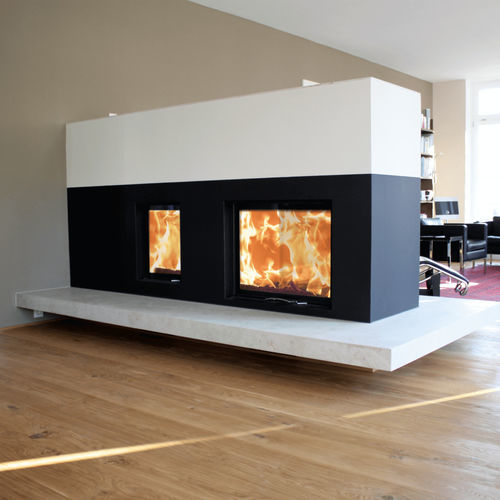 Inserto per camini a legna - 45X57 K 2.0 - AUSTROFLAMM - in acciaio / contemporaneo
