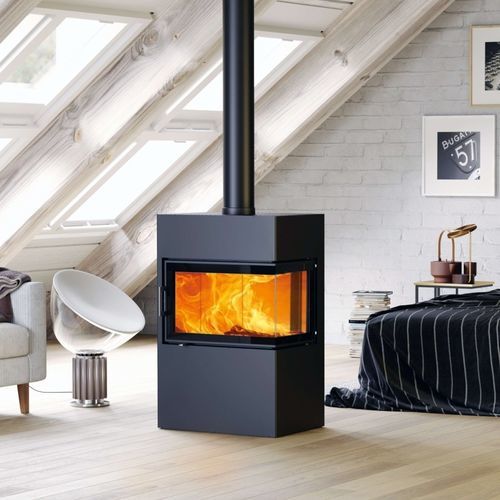 Stufa a legna - Dexter 2.0  - AUSTROFLAMM - 6 kW / da appoggio / ad angolo