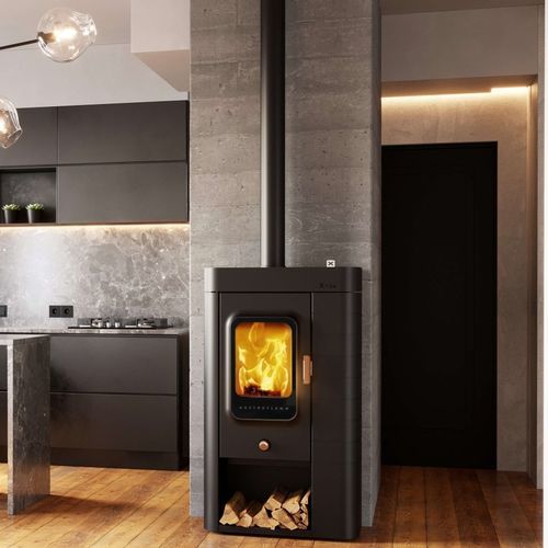 Stufa a legna - Sina Xtra - AUSTROFLAMM - 6 kW / da appoggio / contemporanea
