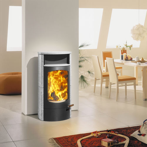 Stufa a legna - Koko 2.0 - AUSTROFLAMM - 6 kW / da appoggio / contemporanea