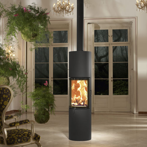 Stufa a legna - Stila - AUSTROFLAMM - 0 - 5 kW / da appoggio / centrale