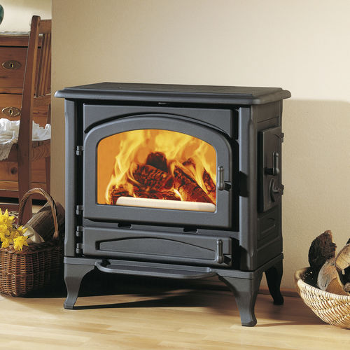 Stufa a legna - Wien - AUSTROFLAMM - 6 kW / da appoggio / tradizionale