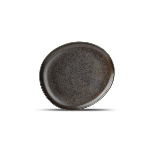 Piatto piatto - Ceres : 604600 - Fine2Dine - rotondo / in porcellana / nero