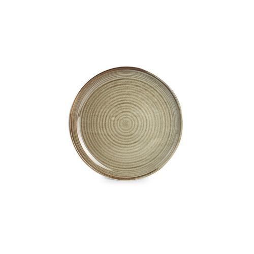 Piatto piatto - Munduk : 604361 - Fine2Dine - rotondo / in porcellana / grigio