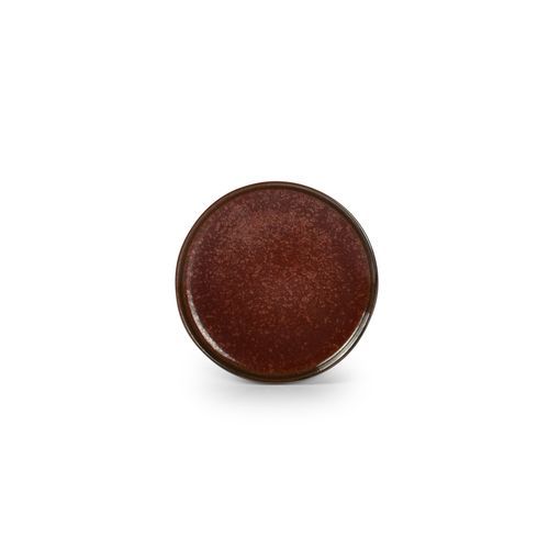Piatto piatto - Tapa : 606700 - Fine2Dine - rotondo / in porcellana / rosso