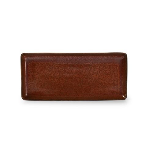Piatto di servizio - Tapa : 606704 - Fine2Dine - rettangolare / in porcellana / rosso