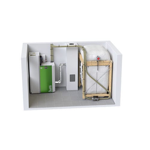 Accumulatore elettrico - Smartlink All-in-One - oekofen - contemporaneo / in metallo / bianco