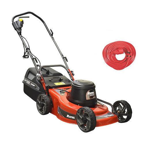 Tosaerba con guida da terra - RATEL - Tandem Lawn Industries - elettrico / semovente / raccoglitrice