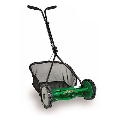 Tosaerba con guida da terra - LITE - Tandem Lawn Industries - per uso residenziale / senza motore / raccoglitrice