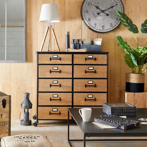 Cassettone contemporaneo - BARALYN - TRUST MOBILIER - in legno / rettangolare / con cassetti