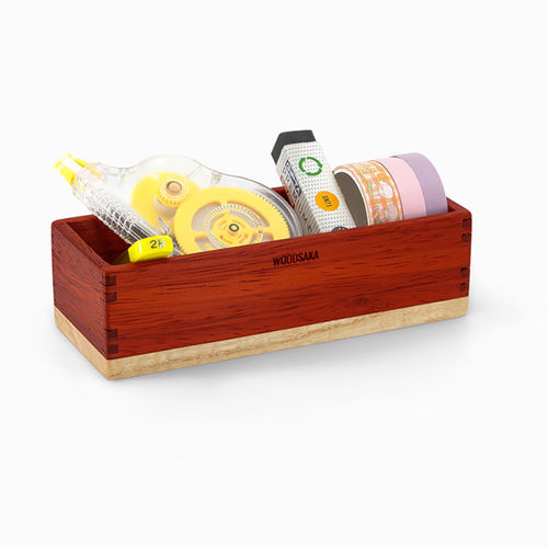 Organizzatore per ufficio con finitura ontano - PA06 - WOODSAKA KFT.