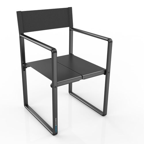 Sedia contemporanea - CAMILA - Carbon Cruising - da interno / in tessuto / in alluminio anodizzato