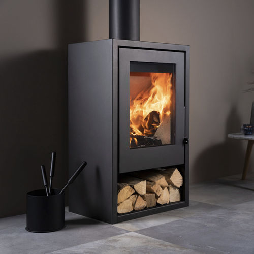Stufa a legna - Woody Air 6 - Trimline Fires - 5 kW...10 kW / 0 - 5 kW / multicombustibile