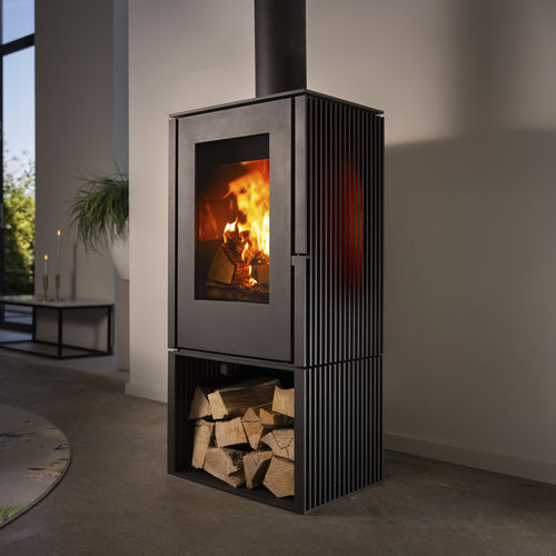 Stufa a legna - Trimline Woody Loft 3S - Trimline Fires - 5 kW...10 kW / 0 - 5 kW / da appoggio