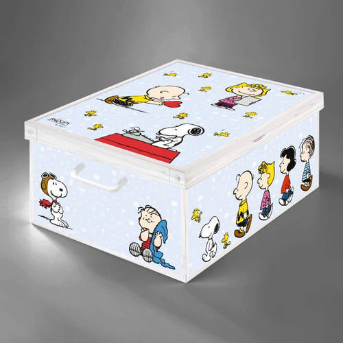 Contenitori portaoggetti in cartone - Peanuts - Lavatelli S.r.l. - con coperchio / per armadio