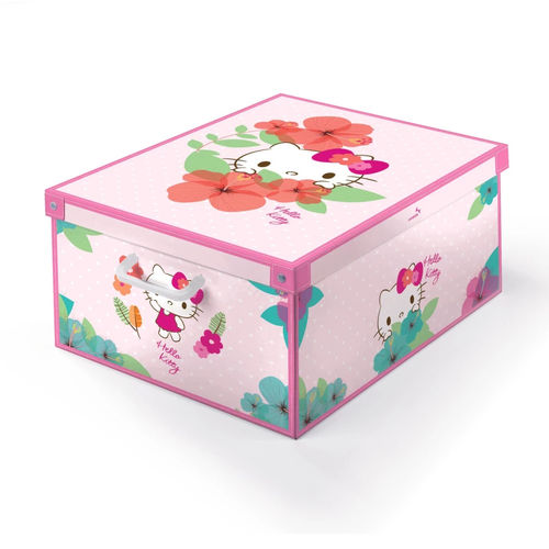 Contenitori portaoggetti in cartone - Hello Kitty - Lavatelli S.r.l. - con coperchio / per armadio