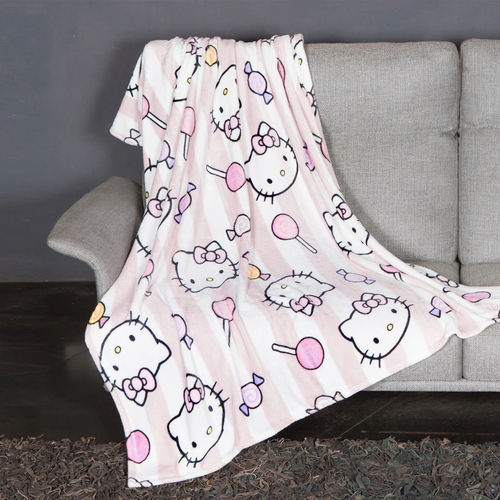 Plaid in tessuto - Kanguru Hello Kitty - Lavatelli S.r.l.