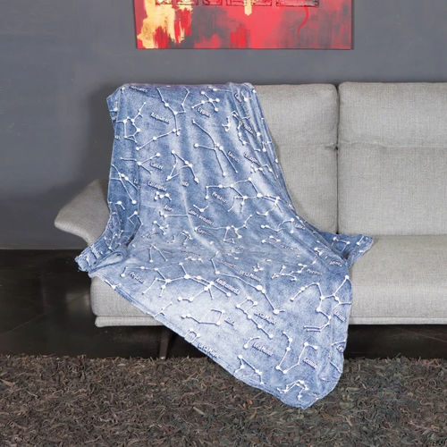 Plaid in tessuto - Kanguru Glow Constellations - Lavatelli S.r.l.
