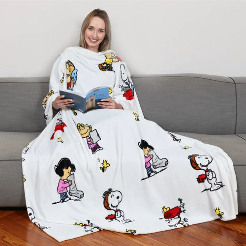 Coperta in poliestere - Kanguru Deluxe Peanuts - Lavatelli S.r.l.