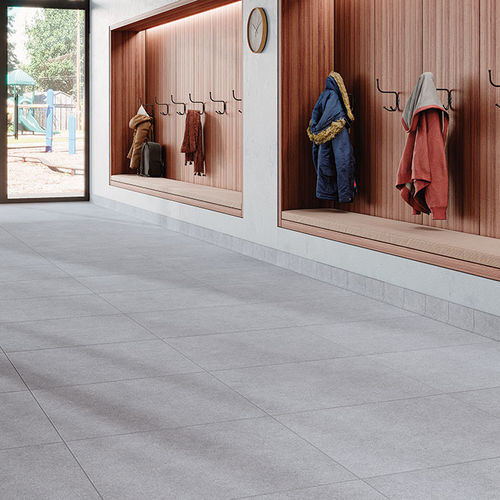 Battiscopa grigio - MERIDIAN - hagebau - in ceramica / rettangolare / curvo