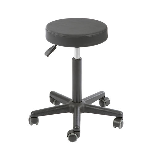 Sgabello da parrucchiere contemporaneo - Drive - WEELKO BARCELONA - in ecopelle / con supporto in plastica / con rotelle