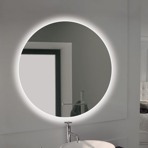 Specchio da bagno a muro - 5148220 - Emuca SA - contemporaneo / rotondo / in alluminio