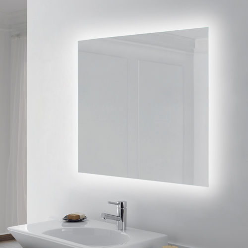 Specchio da bagno a muro - 5150720 - Emuca SA - contemporaneo / rettangolare / in alluminio