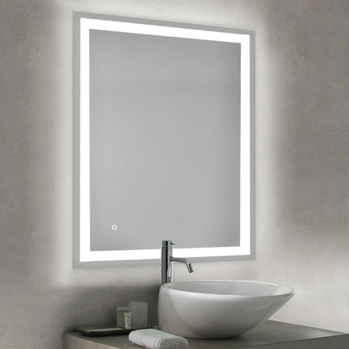 Specchio da bagno a muro - 5151020 - Emuca SA - contemporaneo / rettangolare / in plastica