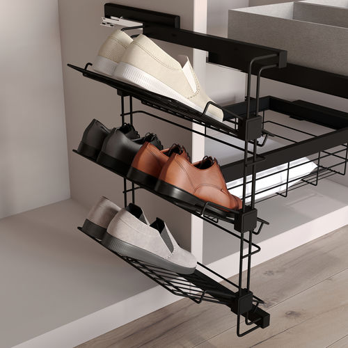 Scaffale per scarpe contemporaneo - 7112654 - Emuca SA - per armadio / in acciaio / per uso residenziale