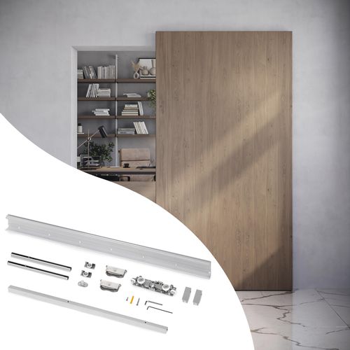 Sistema scorrevole in alluminio - 6119420 - Emuca SA - per porta in legno / per uso residenziale
