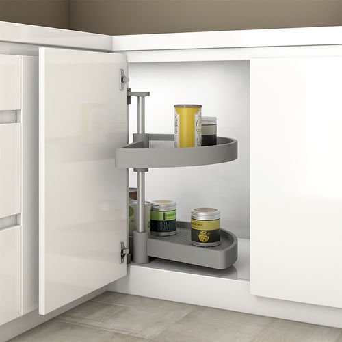 Vassoio portaoggetti in plastica - 8929221 - Emuca SA - in alluminio / da cucina
