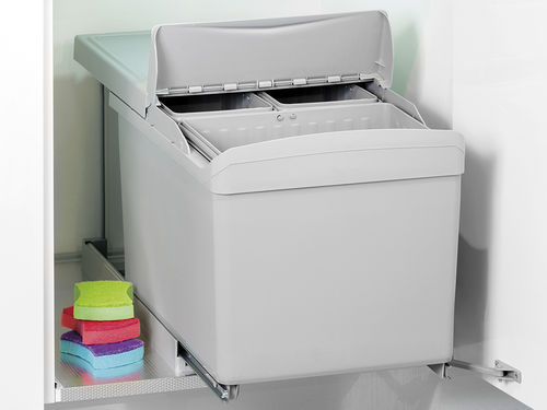 Portarifiuti da cucina - 8038221 - Emuca SA - per raccolta differenziata / in plastica / con coperchio