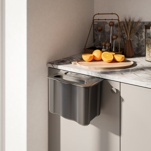 Portarifiuti da cucina - 8131923 - Emuca SA - per raccolta differenziata / sospeso / in plastica