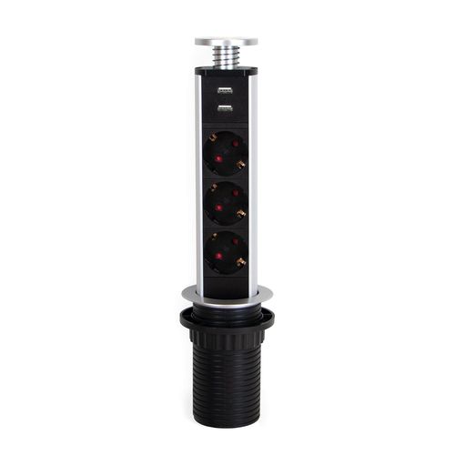Presa di corrente - 5009925 - Emuca SA - USB / multipla / per scrivania