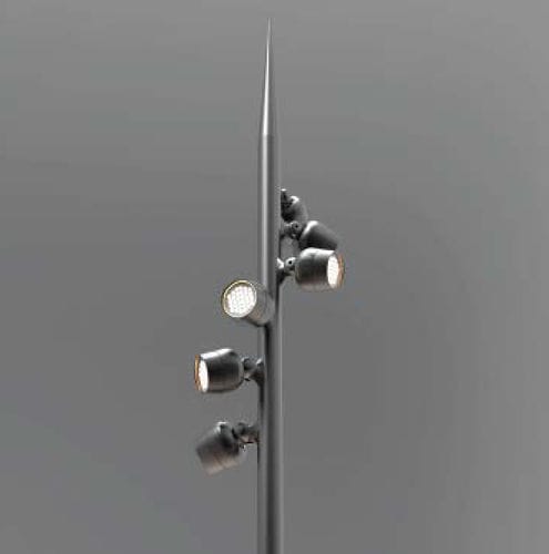 Braccio per lampione stradale moderno alluminizzato - ZEKREET MULTI P - Beyond Lighting