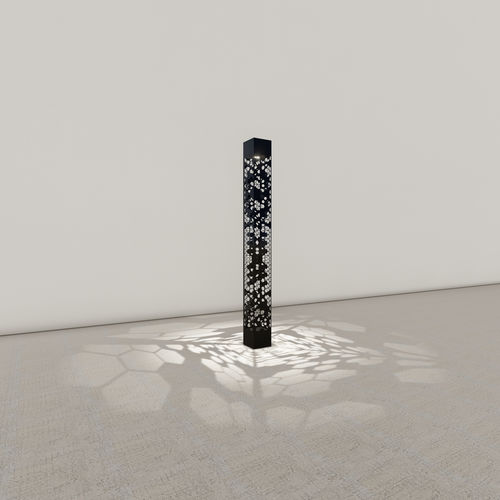 Colonna luminosa contemporanea - PATTERN - Beyond Lighting - in alluminio estruso / in policarbonato / LED