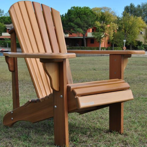 Sedia da giardino adirondack - Cedrina  - Adirondacktribute - in stile rustico / da esterno / in cedro
