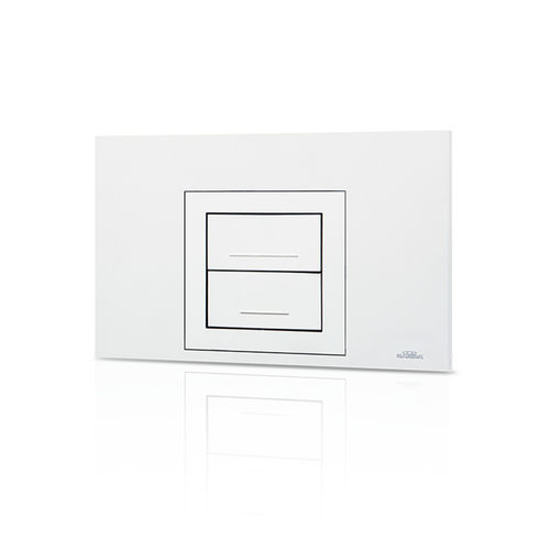 Placca di scarico doppia - AUREA - Kariba S.p.A. - Made in Italy / contract / per uso residenziale