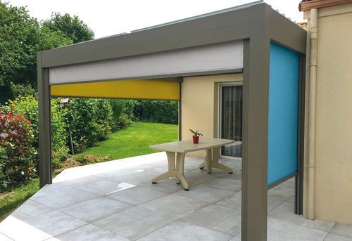 Tenda avvolgibile a rullo - Screenéo - Groupe AJ2R (JERREL / LI-SU DES TEMPS / ASPIC) - per pergola / per esterno / in tela